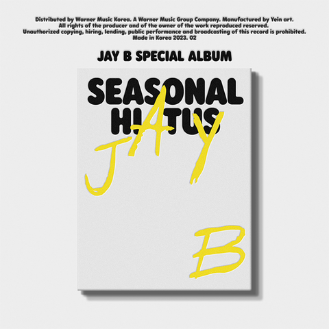 [Pre-order] JAY B - Special Album: Seasonal Hiatus
