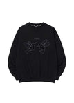 Double Bird Applique Logo Sweatshirt