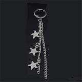 Kim Yugyeom Stainless steel Chain Stud Earrings